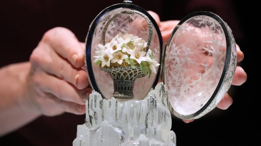 „Най-великото от всички“: Зимното яйце на Фаберже се очаква да постави нов рекорд на търг