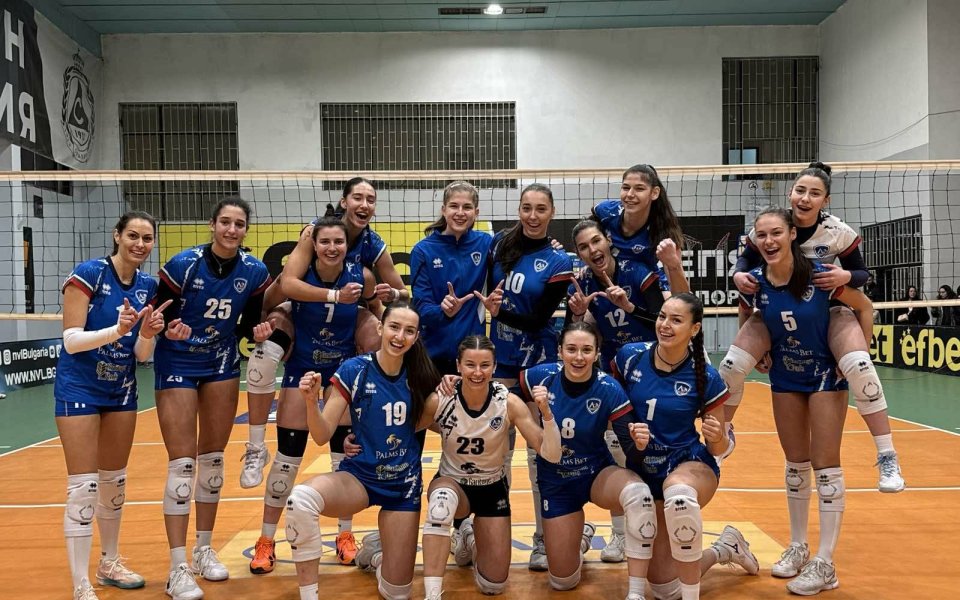 Левски с шеста поредна победа в женското волейболно първенство