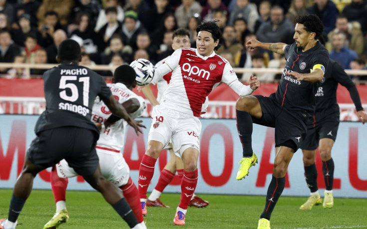С 10 души Монако удържа победа над ПСЖ