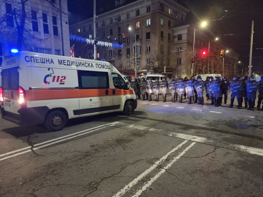 Ескалация на протеста в София.
