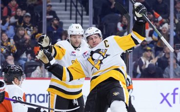 Два гола за Сидни Кросби, доближи клубния рекорд на Лемьо