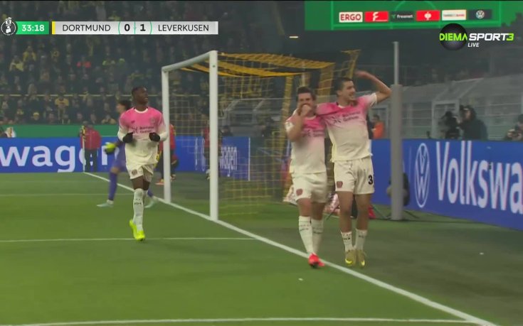 Борусия Дортмунд - Байер Леверкузен 0:1 /репортаж/