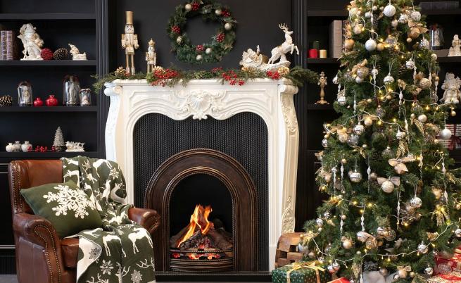 Класическа коледна украса