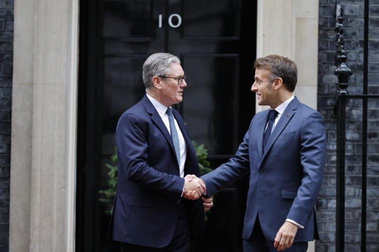 Стармър Макрон и Мерц се срещат със Зеленски в Лондон