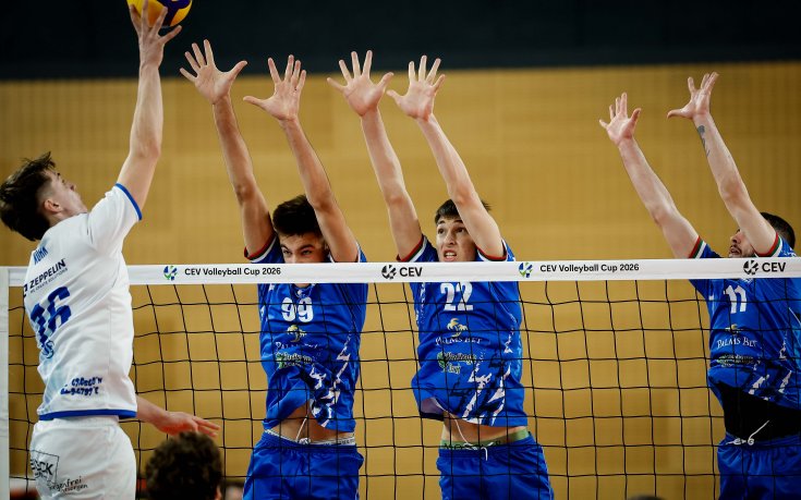 Волейболният Левски отстъпи пред германския Фридрихсхафен