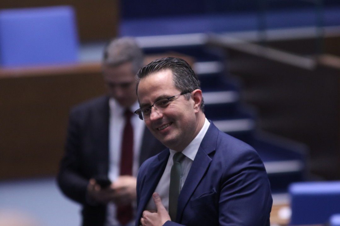 <p>Гласуването на вота на недоверие срещу кабинета "Желязков".</p>