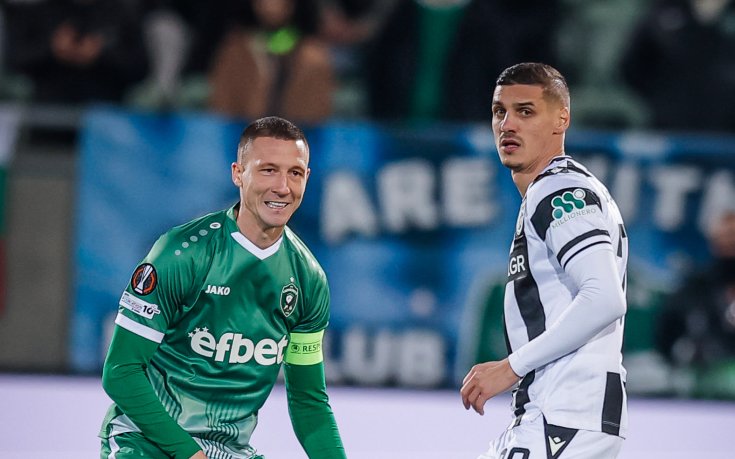 НА ЖИВО: Лудогорец - ПАОК 1:1, Десподов наказа 