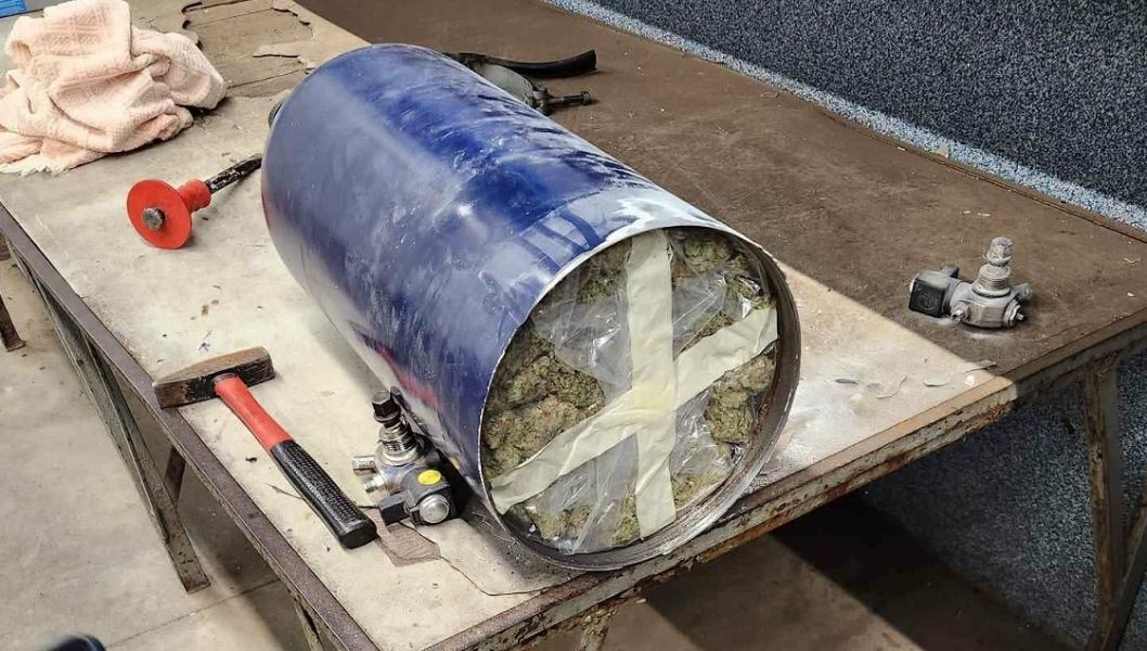 <p>Задържаха 70 кг дрога, открита в газови бутилки на границата с Турция.</p>