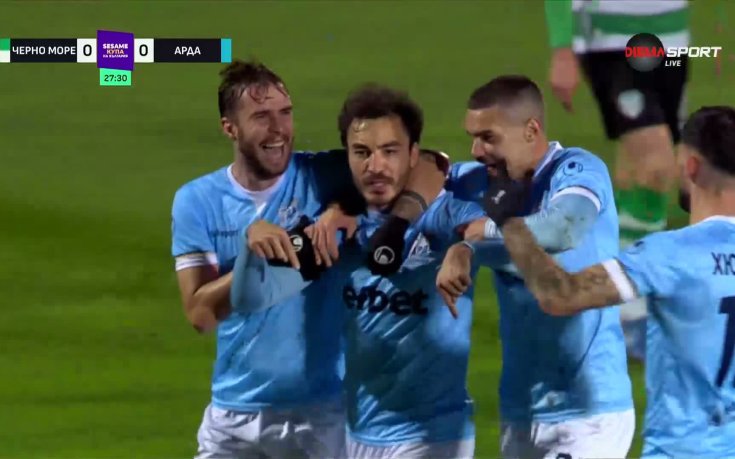 Изящество: Арда поведе със страхотен гол на Шиняшики