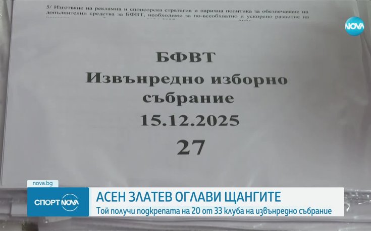 Асен Златев е новият президент на федерацията по вдигане на тежести