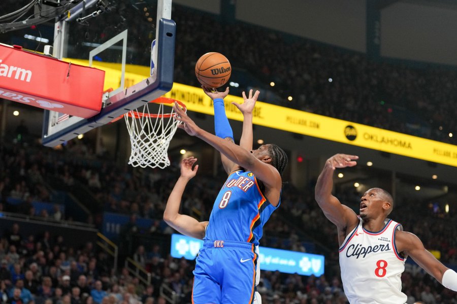 Оклахома Сити Тъндър Лос Анджелис Клипърс1