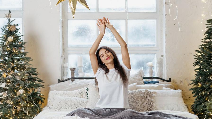 сън зима спане жена