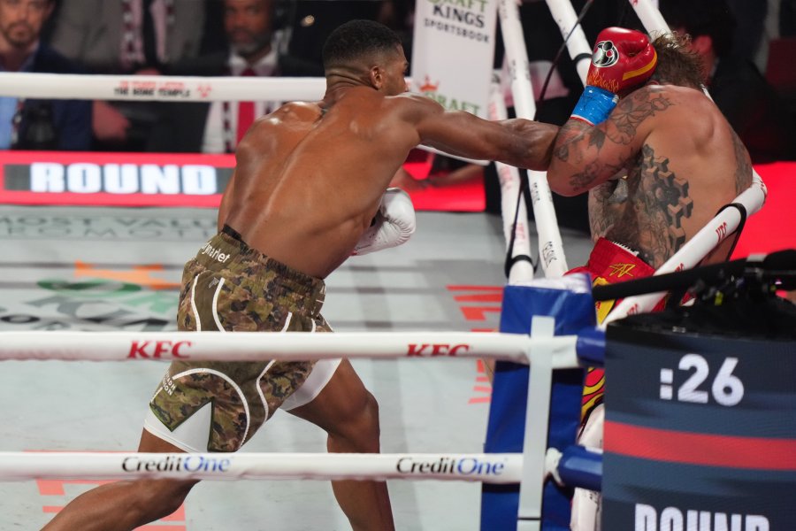 Джейк Пол срещу Антъни Джошуа в Маями1