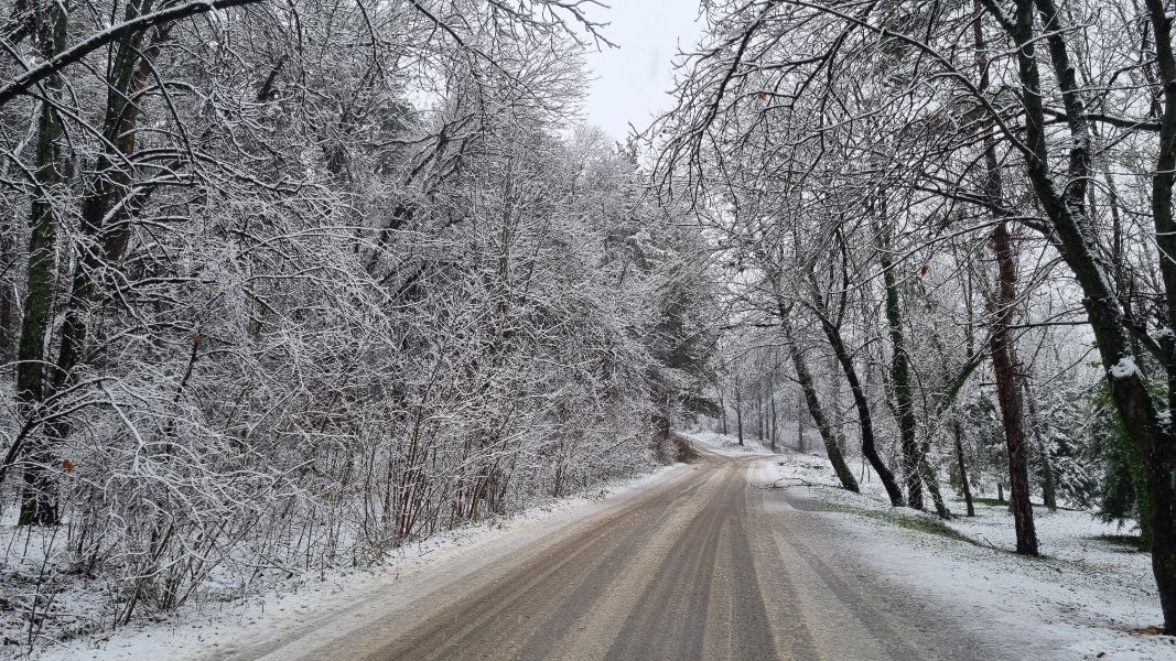 <p>Коледен сняг покри части от България - гледки от празничния ден</p>