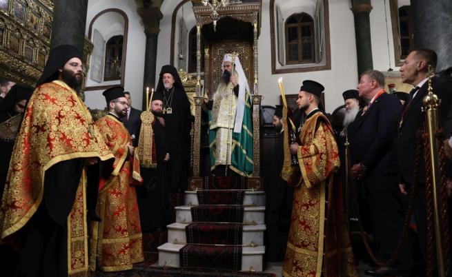 Патриарх Даниил е официално посрещнат от Вселенския патриарх Вартоломей