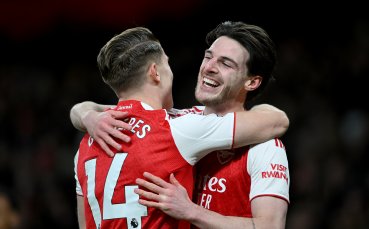 В СНИМКИ: Трудната, но ценна победа на Арсенал срещу Брайтън