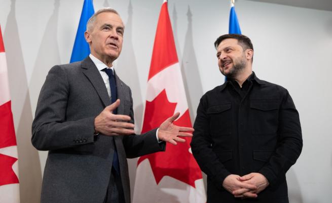 Зеленски пристигна в Канада