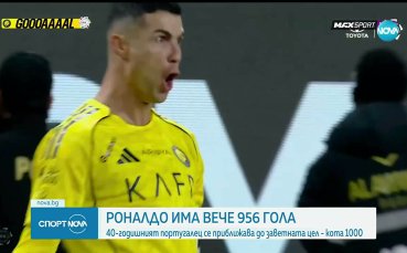 Кристиано Роналдо с още два гола към заветната цел 