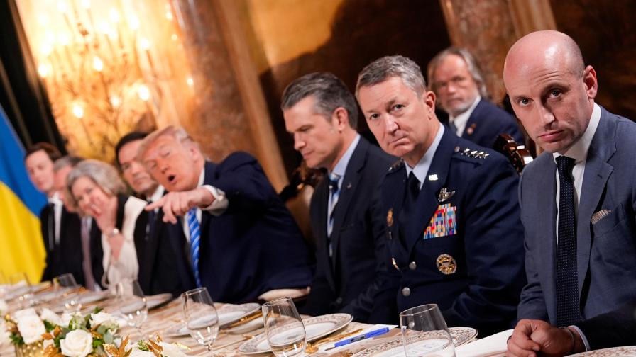 "Искате ли да хапнете нещо?": Тръмп осигури обяд за журналисти по време на срещата си със Зеленски