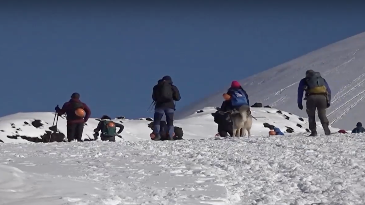 На ски по вулкана Етна