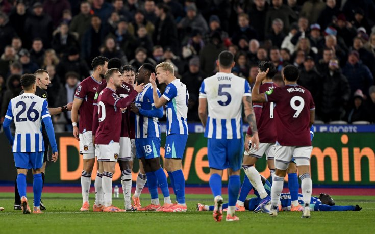 Уест Хем и Брайтън не се победиха в драматично голово шоу, Евертън надделя над Нотингам