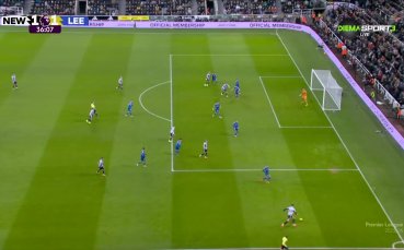 Нюкасъл бързо възстанови равенството срещу Лийдс