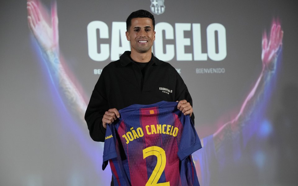 Кансело: Идвам в Барселона да печеля трофеи