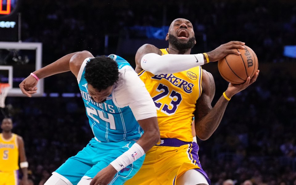 Лос Анджелис Лейкърс - Шарлът Хорнетс 117:135 точки / НБА, редовен сезон, 16.01.2026 г.