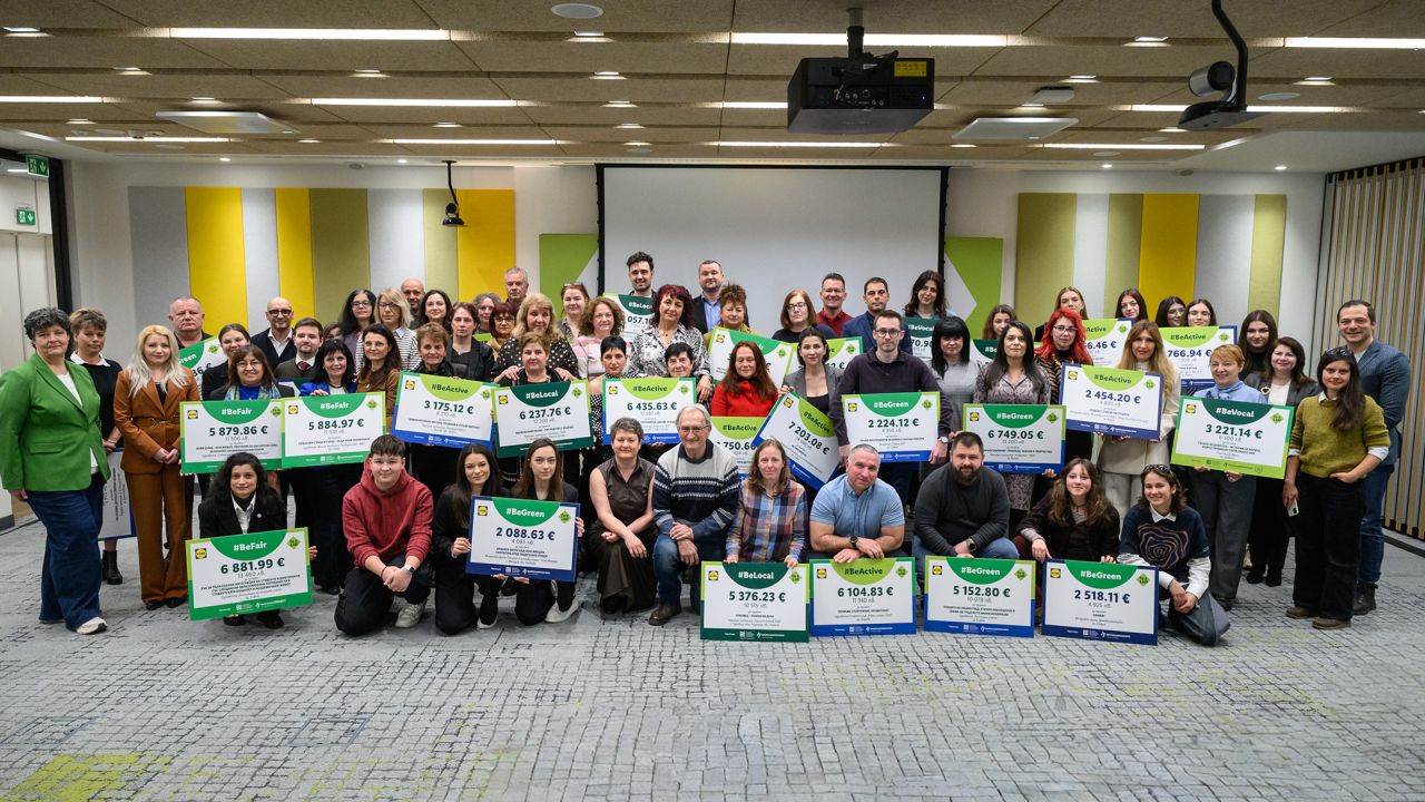 45 граждански и младежки проекта финансира осмото издание на „Ти и Lidl“