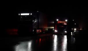 Две катастрофи с тирове блокираха пътя за "Дунав мост 2"