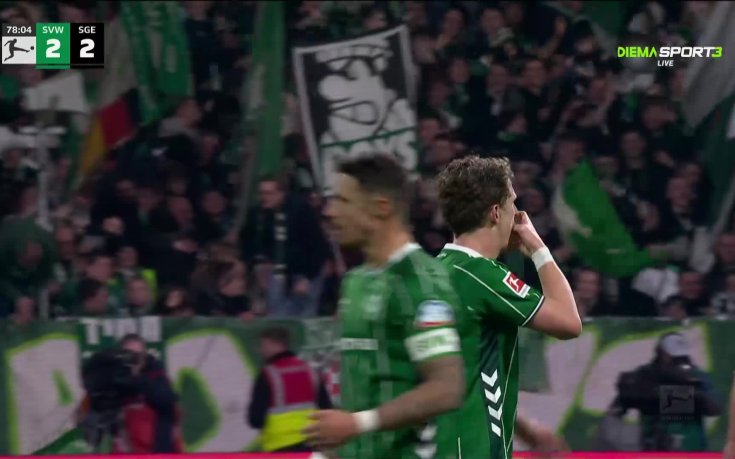 Вердер Бремен - Айнтрахт Франкфурт 3:3 /репортаж/