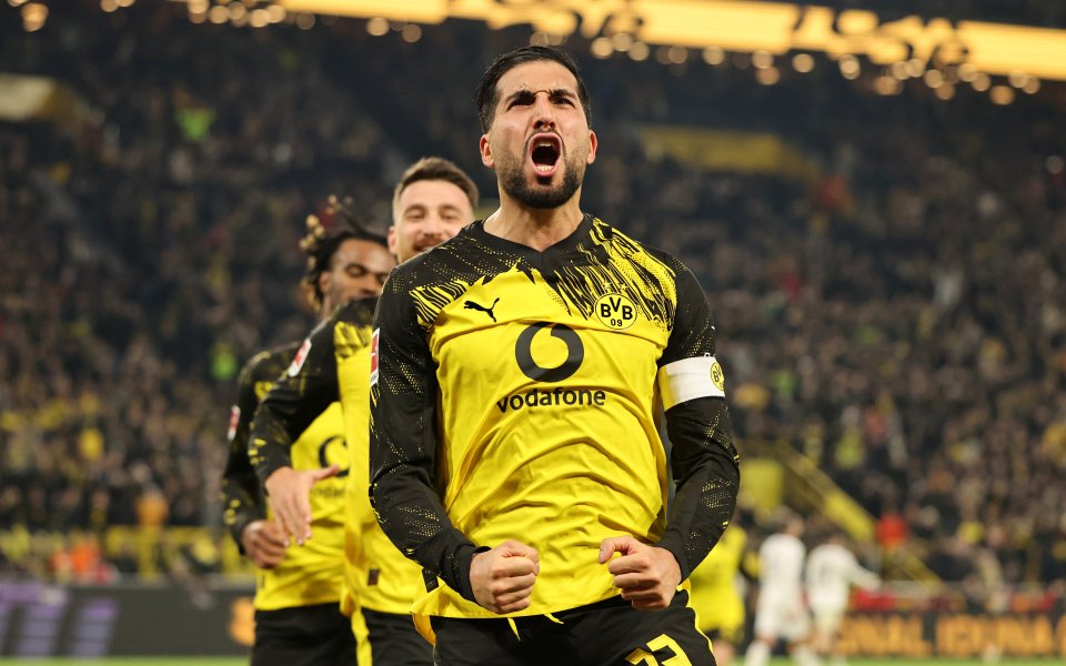 Дузпа в последната минута спаси Борусия Дортмунд от резил срещу последния