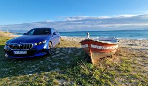 <p>BMW 550e e безапелационен на пътя (тест драйв)</p>