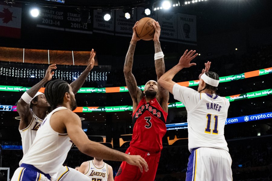 Лос Анджелис Лейкърс Торонто Раптърс1