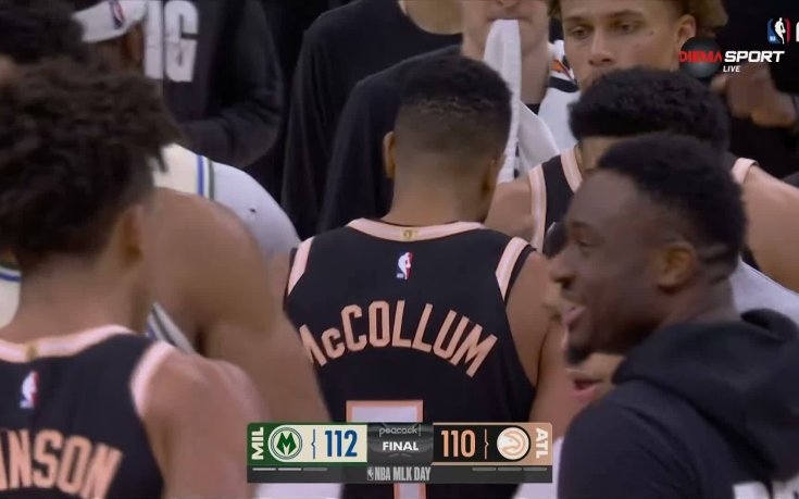 Милуоки Бъкс - Атланта Хоукс 112:110 /репортаж/