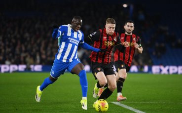 Гол в добавеното време спаси Брайтън срещу Борнемут