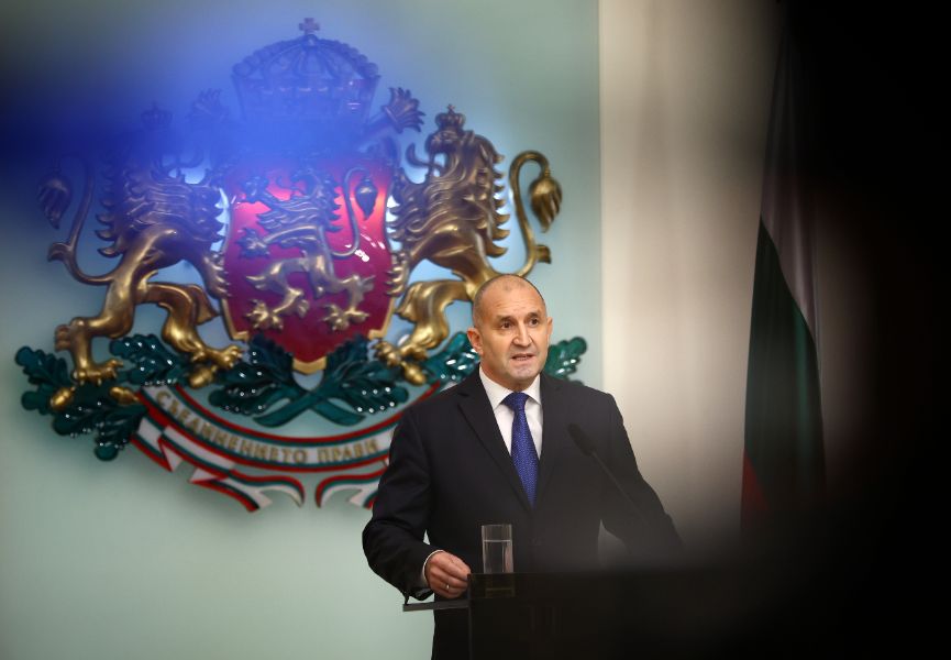 <p>Държавният глава Румен Радев с обръщение към българския народ.</p>