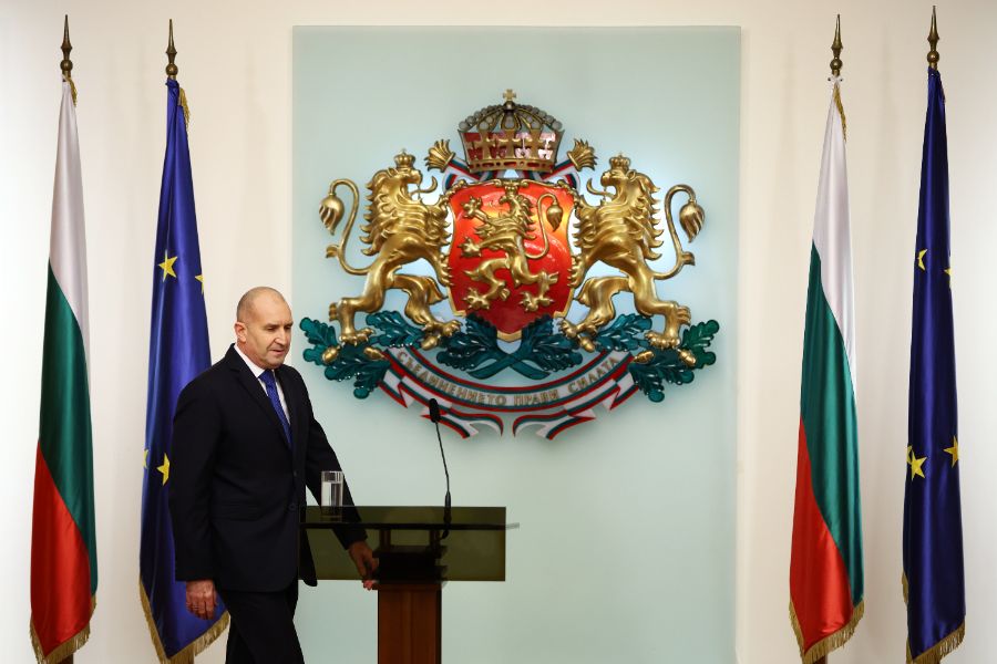 <p>Държавният глава Румен Радев с обръщение към българския народ.</p>