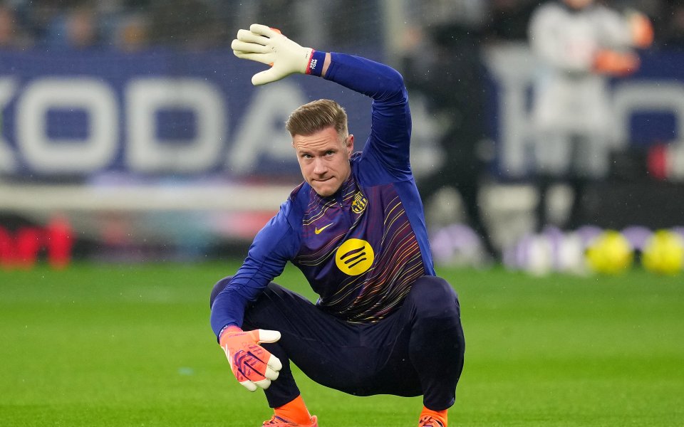 Тер Стеген изля душата си на сбогуване с Барселона