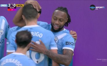 Манчестър Сити - Уулвърхемптън 2:0 /първо полувреме/