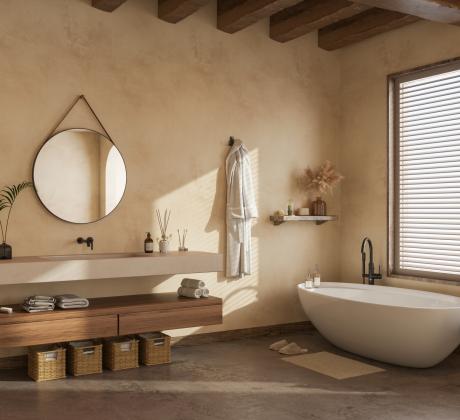 От години насам тенденциите в интериора на баните са насочени