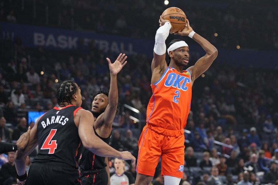 Оклахома Сити Тъндър Торонто Раптърс1