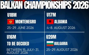 Бъдещето на волейбола ще блести на Балканско първенство в София