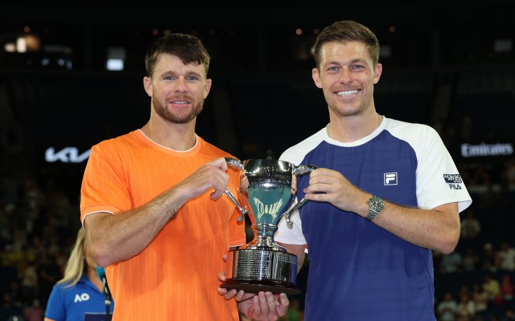 Нийл Скупски и Крисчън Харисън вдигнаха титлата на двойки при мъжете в Мелбърн