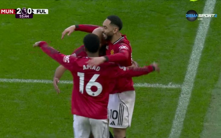 Куня удвои преднината на Манчестър Юнайтед