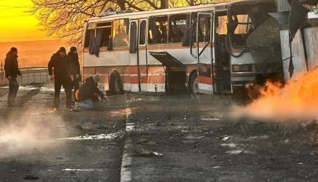 Русия атакува украински автобус, много жертви