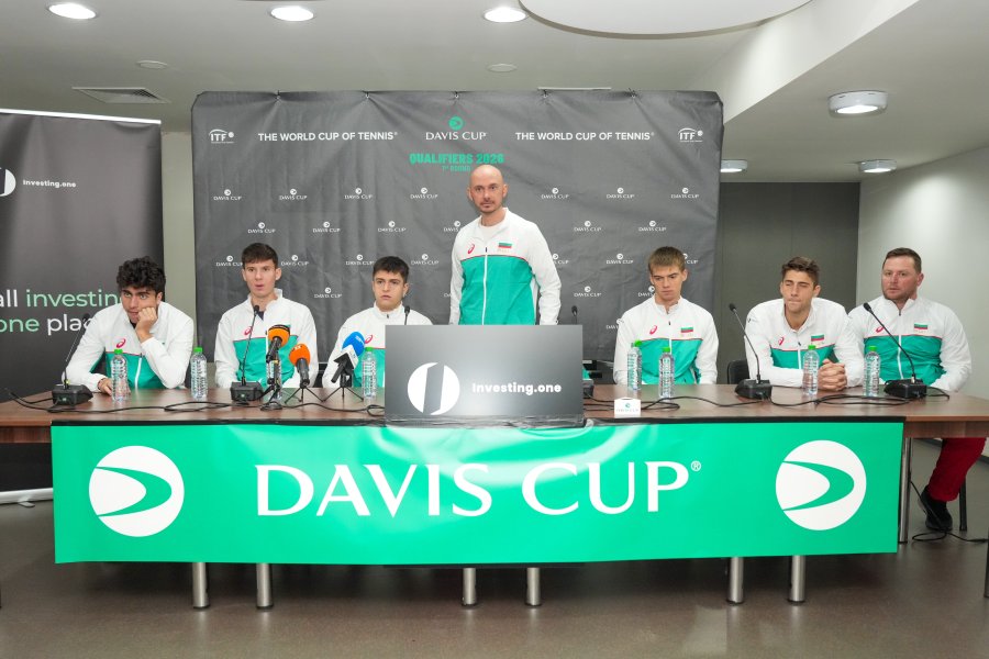 Пресконференция на отбора на България преди мачовете с Белгия за1