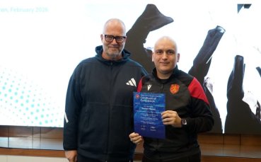 Лекарят на националния отбор по футбол с престижно отличие от УЕФА