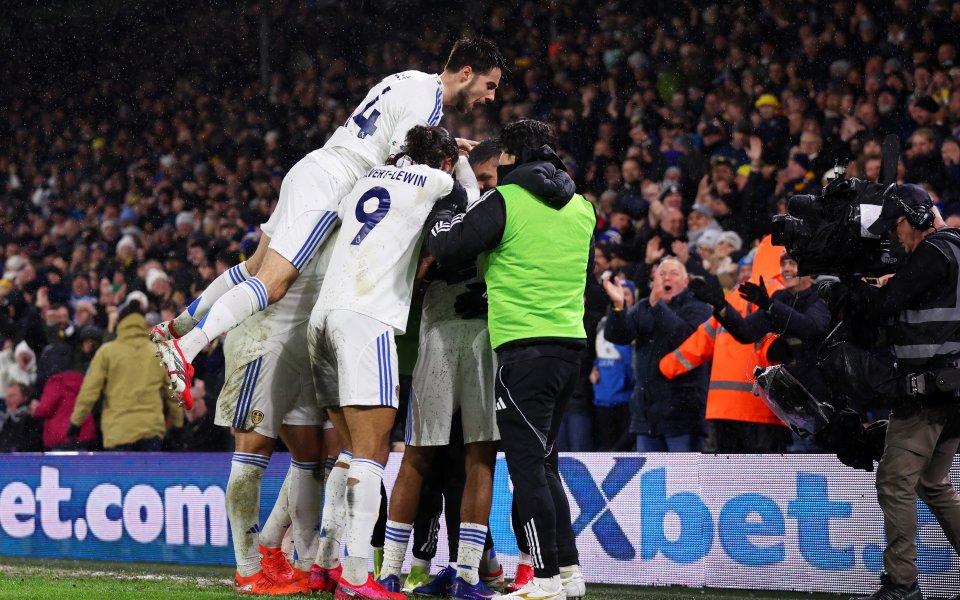 НА ЖИВО: Лийдс - Нотингам 3:0, втора асистенция на Груев