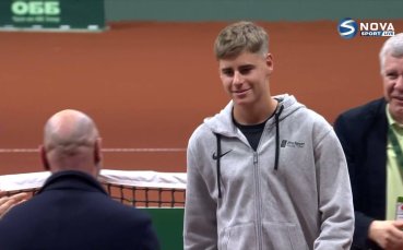 Отличие за Димитър Кисимов на Купа Дейвис (видео)